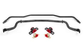 BMR Tubular Sway Bar Kit w/Bushings - Front & Rear - Black (2015 - 2026 Mustang) SB760H