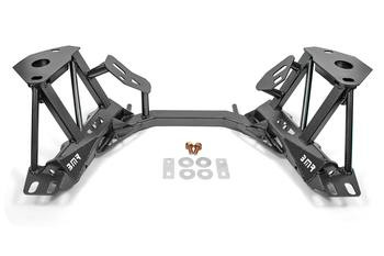 BMR Tubular K-Member w/ Spring Perches - Premium Version - Black (1996 - 2004 Mustang) KM743H