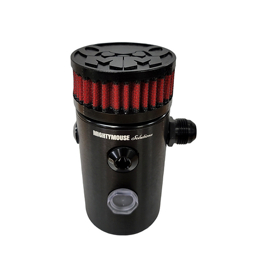 MightyMouse Single Inlet XL 3.5" Catch Can Race System 8AN 800HP - R800XL