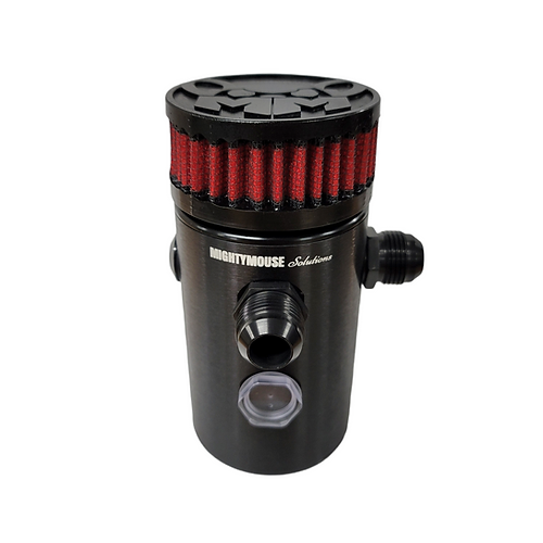 MightyMouse Dual Inlet XL 3.5" Catch Can Race System 8AN 1600HP - R1600XL