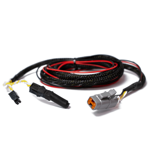 FuelTech EGT-4 CAN wiring harness installed for exhaust gas temperature monitoring system