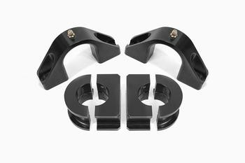 BMR Billet Aluminum Delrin Suspension Sway Bar Mounting Kit - 1.25" - Black (2010 - 2024 Camaro / 1967 - 1969 F-Body / 2015 - 2019 CTS-V / 1991 - 1996 B-Body) SBB010