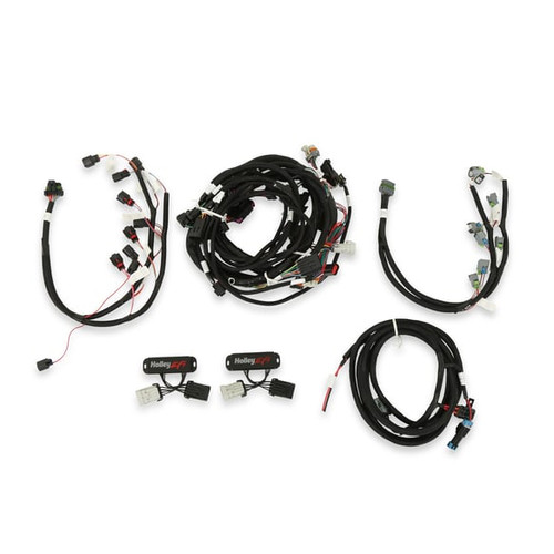 Holley EFI Coyote TI-VCT Harness Kit 558-510. Shop the Holley EFI 558-510 Ford Coyote Ti-VCT Harness Kit for seamless Coyote engine swap wiring. Features plug-and-play integration with Holley Dominator and HP EFI systems, supporting full variable cam timing control and maximum performance.