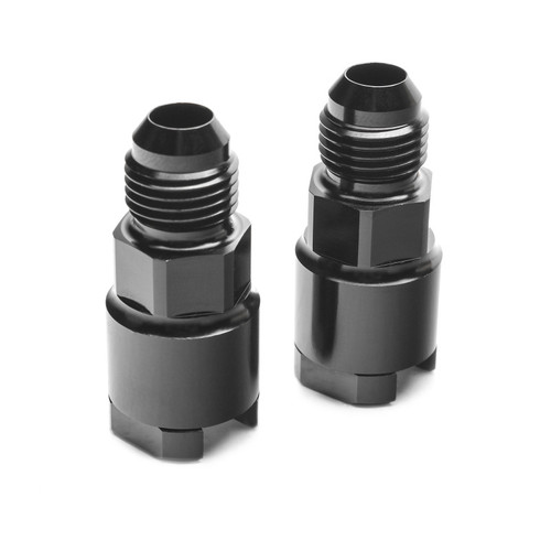 Cobb -6 AN Adapter Fittings - Black - Set of 2 (2004 - 2014 Impreza STi / 2004 - 2014 Impreza WRX / 2015 - 2021 WRX) - 312630