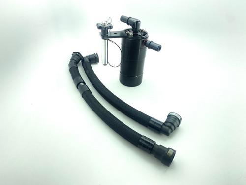UPR Products Single Valve Oil Catch Can Separator Plug N Play Black (2023 - 2026 F150 Raptor R) 5030-291-1