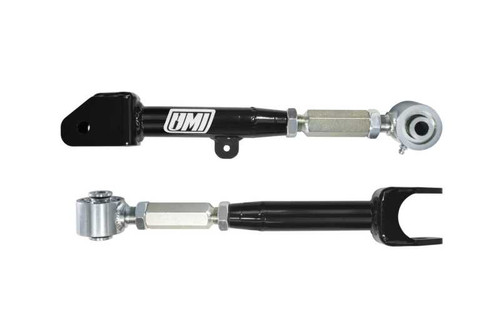 UMI Performance Rear Upper Control Arms - Adjustable - Roto-Joints - Black (2016 - 2024 Camaro) 2554-B