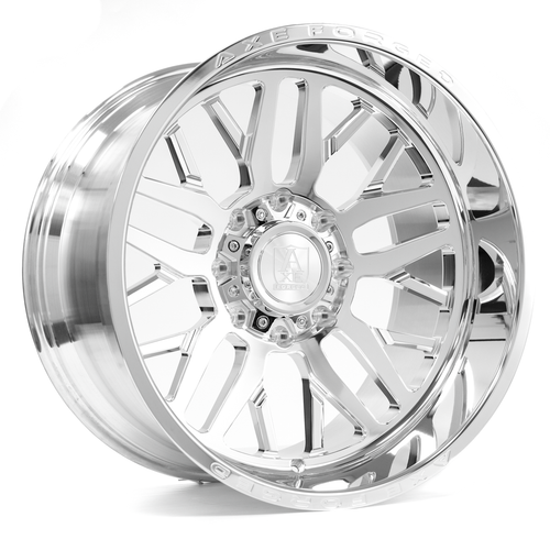 Axe Wheels 22x12 AF11 Fully Forged Aluminum Wheel - 125.2 Bore - 8x180 BC - -44 Off Set - Fully Polished - 22128180-76AF11FP