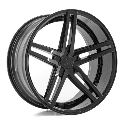 Axe Wheels 22x10.5 EX20 Gravity Cast Aluminum Wheel - 74.1 Bore - 5x115 BC - 35 Off Set - Full Gloss Black - 10522BLNK25EX20GB-35-115