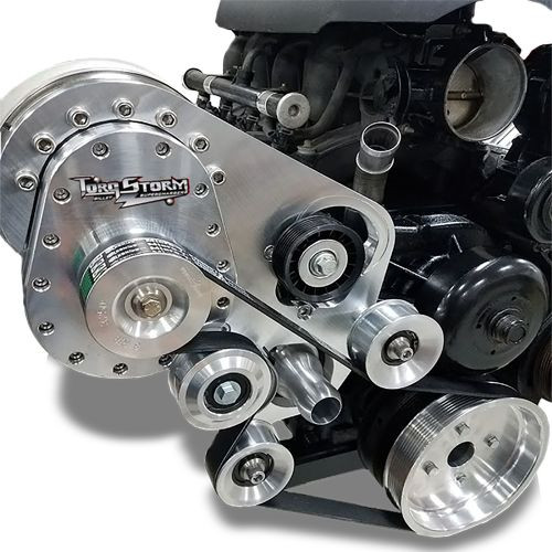 TorqStorm Single Supercharger Tuner Kit Natural Billet (1999