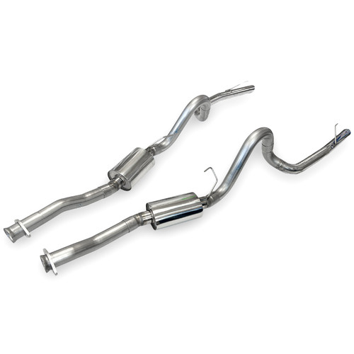 MRT Sport Touring Cat Back Exhaust Blackout Tips (1979 - 1993 Mustang V8) 93D205