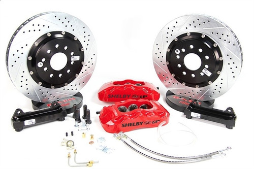Shelby American Baer Shelby Pro Plus Brake System Rear-Black w/Red Lettering (2005-2014 Mustang / 2005-2014 Shelby) Z28-4262176