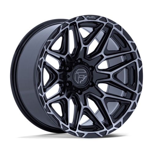 Fuel Off-Road 20x10 Injector Wheel 6X135 BP -18mm ET 4.79 BS 87.10 Bore  - Gloss Black Machined Face with Dark Tint - FC885BT20106318N