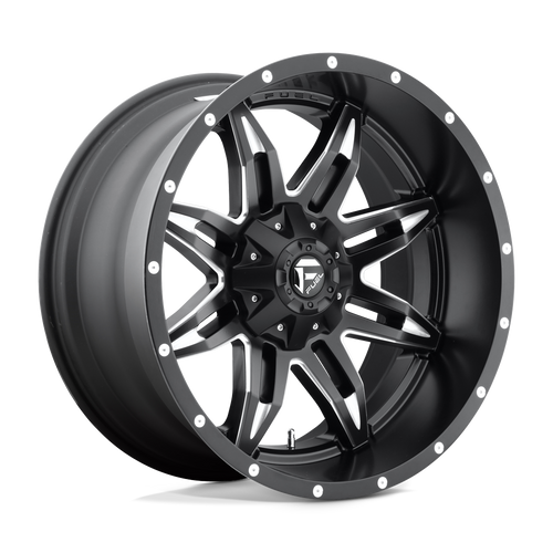 Fuel Off-Road 18x9 Lethal Wheel 6X135/6X139.7 BP -12mm ET 4.53 BS 106.10 Bore  - Matte Black Milled - D56718909845
