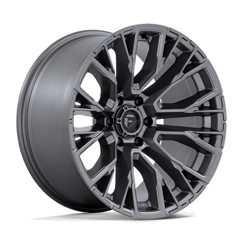 Fuel Off-Road 20x10 Rebar Wheel 8X180 BP -18mm ET 4.79 BS 124.20 Bore - Matte Gunmetal - D84820001847