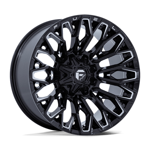 Fuel Off-Road 20x9 Strike Wheel 8X165.1 BP 01mm ET 5.04 BS  125.10 Bore - Gloss Black Milled - FC865BE20908001