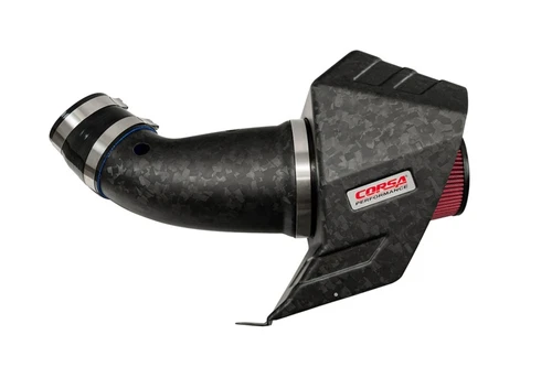 Corsa Matte Forged Carbon Fiber Air Intake - DryTech (2020 - 2026 Durango SRT Hellcat / 2018-2021 Grand Cherokee Trackhawk) 44011D-1MF