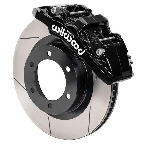 Wilwood Aerolite 6 Front Brake Kit Slotted Rotor Black (2021 - 2024 Bronco 2.3L) 140-17512