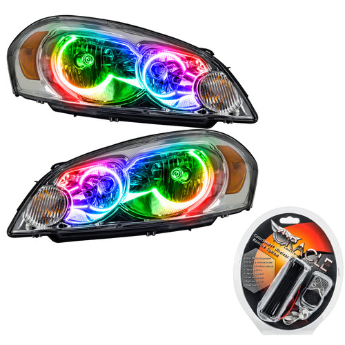 Oracle Non-Projector Pre-Assembled SMD Headlights - ColorSHIFT w/RF Controller (2006 - 2013 Impala) - 8898-330
