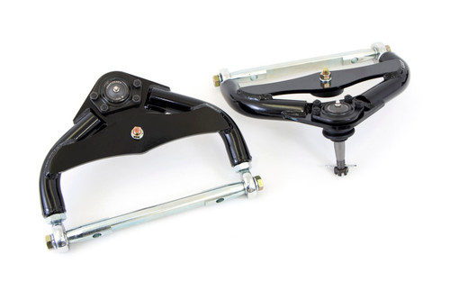 UMI Performance Tubular Front Upper A-Arms - Adjustable - No Ball Joints - Black (1978 - 1988 G-Body / 1982 - 2003 S10) - 3056-B