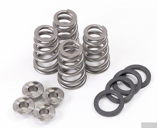 GSC Power Division High Lift High Pressure Conical Valve Spring w/ Titanium Retainer w/seats (Nissan TB48) - GSC5082