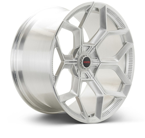 Vossen x Novitec NL5-5L 23x10.5 ET:21 Brushed - Gloss Clear Lamborghini Urus Front Wheel - F-AFP-649-F02-C04 Photo - Primary