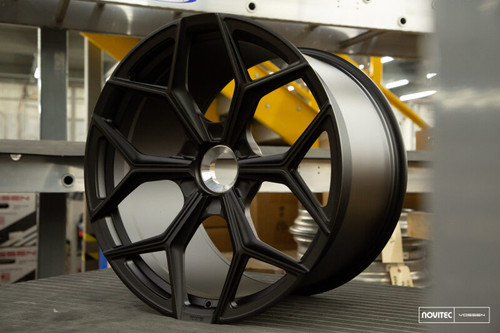 Vossen x Novitec NL4-Cl 21x13 ET:57 Satin Black Lamborghini Aventador Rear Wheel - F-AFP-76-F01-C26 Photo - Primary