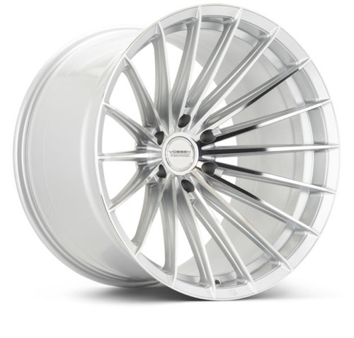 Vossen HFX-4 24x10 - 6x139.7 - ET25 - Deep - 106.1 - Silver Polished Wheel - HFX4-4G45 Photo - Primary