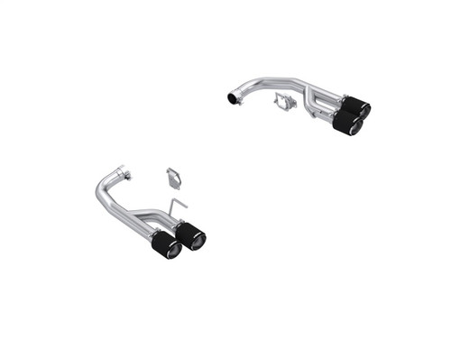 MBRP Armor Pro 2.5" Axle-Back Exhaust Race Profile Quad Rear Exit w/ Carbon Fiber Tips (2024 - 2026 Mustang GT) S72813CF