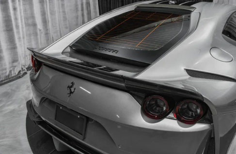 Phoenyx Design Carbon Fiber 3 Piece Low Trunk Spoiler (2018 - 2025 Ferrari 812 Superfast / GTS)