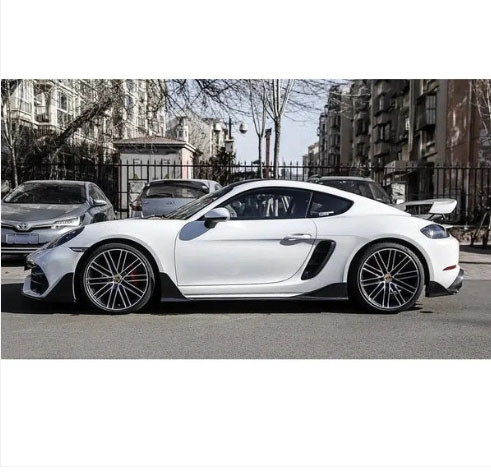 Phoenyx Design Carbon Fiber Side Skirts (2016 - 2025 Porsche 718 Cayman / Boxster)