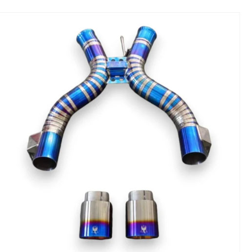 Phoenyx Design Titanium Exhaust System - Gloss Black Tips (2023 - 2025 McLaren Artura)