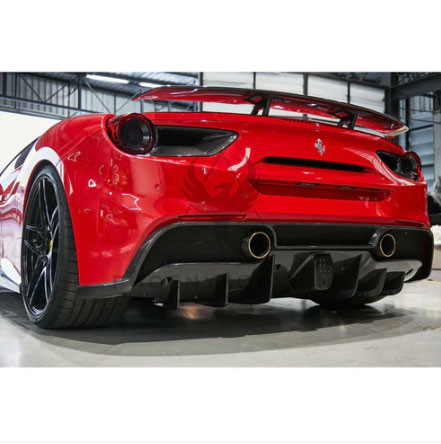 Phoenyx Design Carbon Fiber Rear Spoiler (2015 - 2019 Ferrari 488 GTB)