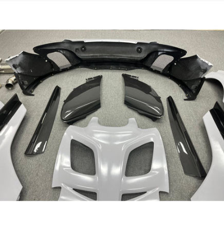 Phoenyx Design Carbon Fiber 675LT Conversion Side Skirts (2011 - 2017 McLaren MP4-12C / 650S / 675LT)