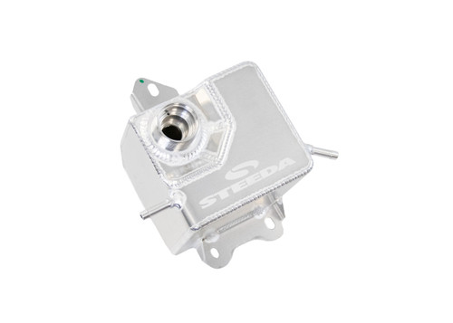 Steeda Coolant Tank Aluminum - Raw Finish (2024 - 2026 Mustang) 369 29335