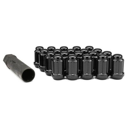 Gorilla Tuner Splined Conical 14mm x 1.5 - 1.5" Lug Nut Kit. Include Spline Tool. Choose Black or Chrome Finish. Sold in packs of 10, 20 or 24 lug nuts. 