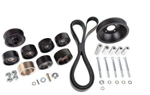 Paxton Superchargers 8 rib pulley upgrade for 2011 2012 Mustang GT supercharger systems