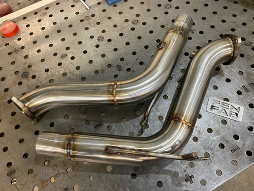 FenFabrication performance test pipes for Ford Explorer
