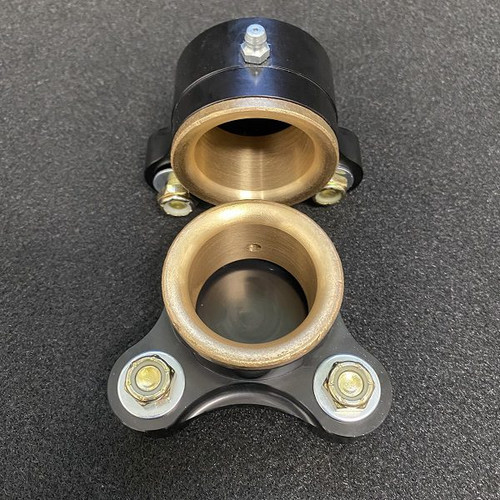 Black anodized ARB caps with bushings