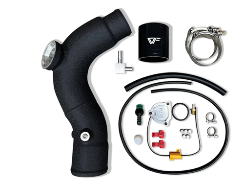 CVF cold-side intercooler pipe HKS, 1922EXPSTCPC-H, Explorer ST HKS pipe, Aviator cold-side pipe, aluminum intercooler piping