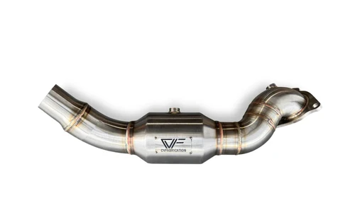 CVF Stainless Steel Catted Downpipe (2021 - 2024 Ford Bronco 2.3L) 23BRCDP-1