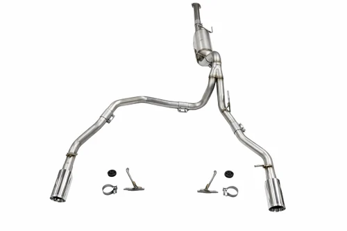 Thermal R&D Catback Exhaust - Dual Exit - Polished (2021 - 2026 F150 Super Cab 6.5ft Bed / Super Crew 5.5ft Bed) B922-C926