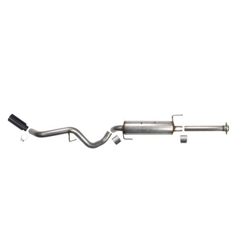 Thermal R&D Catback Exhaust - Single Exit - Single Tip - Coated (2015 - 2020 F150 Single Cab 8ft Bed) B926-C925-C