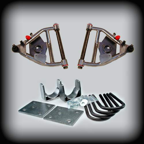 DJM Suspension Complete Lowering Kit w/ Shocks - 3" Front & 5" Rear (1968 - 1972 C10 - 2.25" Wide Leaf Springs & Disk Brakes) DJM1056-3/5 (disc brakes)