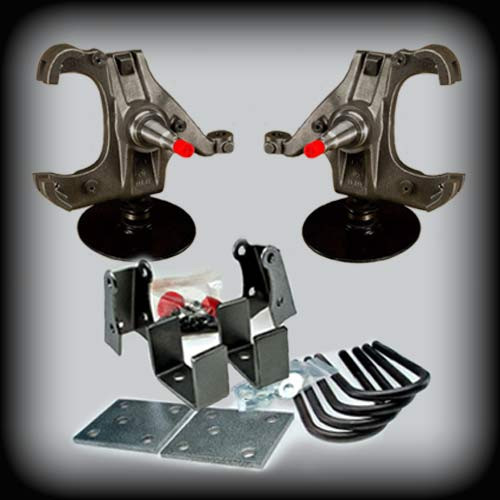 DJM Suspension Complete Lowering Kit w/ Shocks - 3" Front & 5" Rear (1973 - 1987 C10 - 1.25" Rotor) DJM2045H-3/5LTD