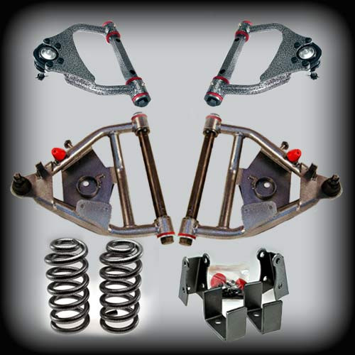 DJM Suspension Complete Lowering Plus Kit w/ Shocks - 5" Front & 5" Rear (1973 - 1987 C-10) DJM2456-5/5+