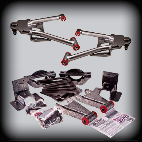 DJM Suspension Complete Lowering Kit w/ Shocks - 2" Front & 4" Rear (2007 - 2015 Silverado - Cast Iron Knuckle) DJM2507-2/4