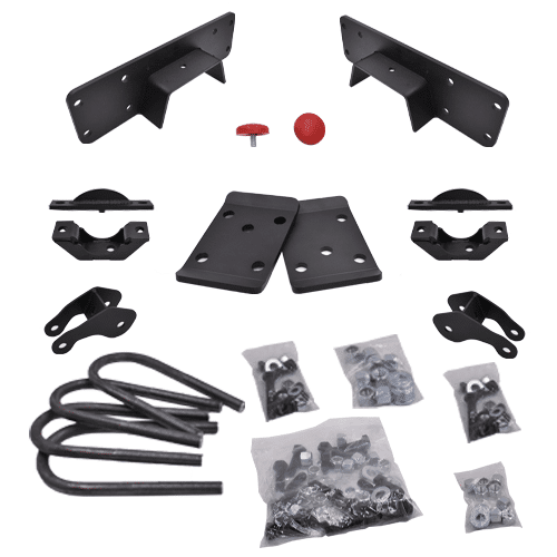DJM Suspension 6" Rear Leaf Spring Axle Flip Kit (1988 - 1998 Chevy C1500) FK1025-6