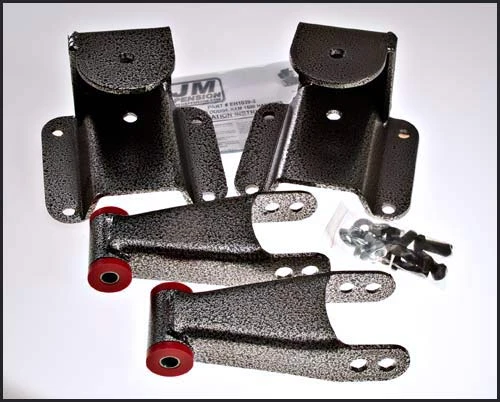DJM Suspension 4" Rear Lowering Hanger & Shackle Kit (1994 - 1999 Ram) HS1139-4