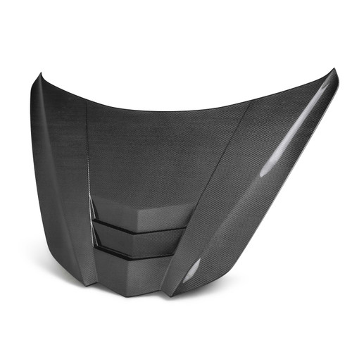 Anderson Composites Carbon Fiber Hood - Type LT - Double Sided (2020 - 2026 Corvette C8) AC-HD20CHC8-LT-DS
