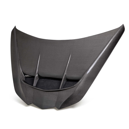 Anderson Composites Carbon Fiber Hood - Type Z1 - Double Sided (2020 - 2026 Corvette C8) AC-HD20CHC8-Z1-DS